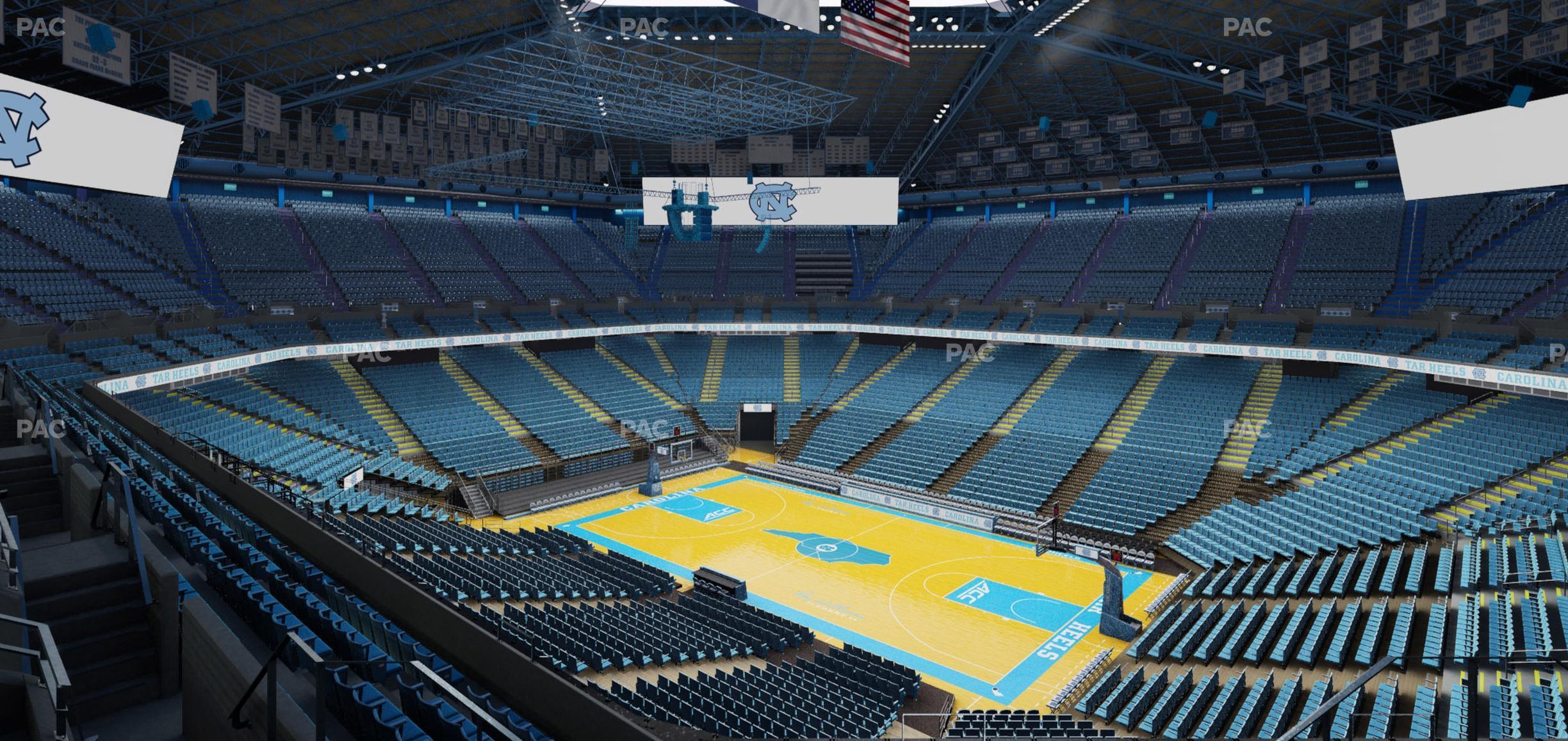 Seating view for Dean Smith Center Section 229