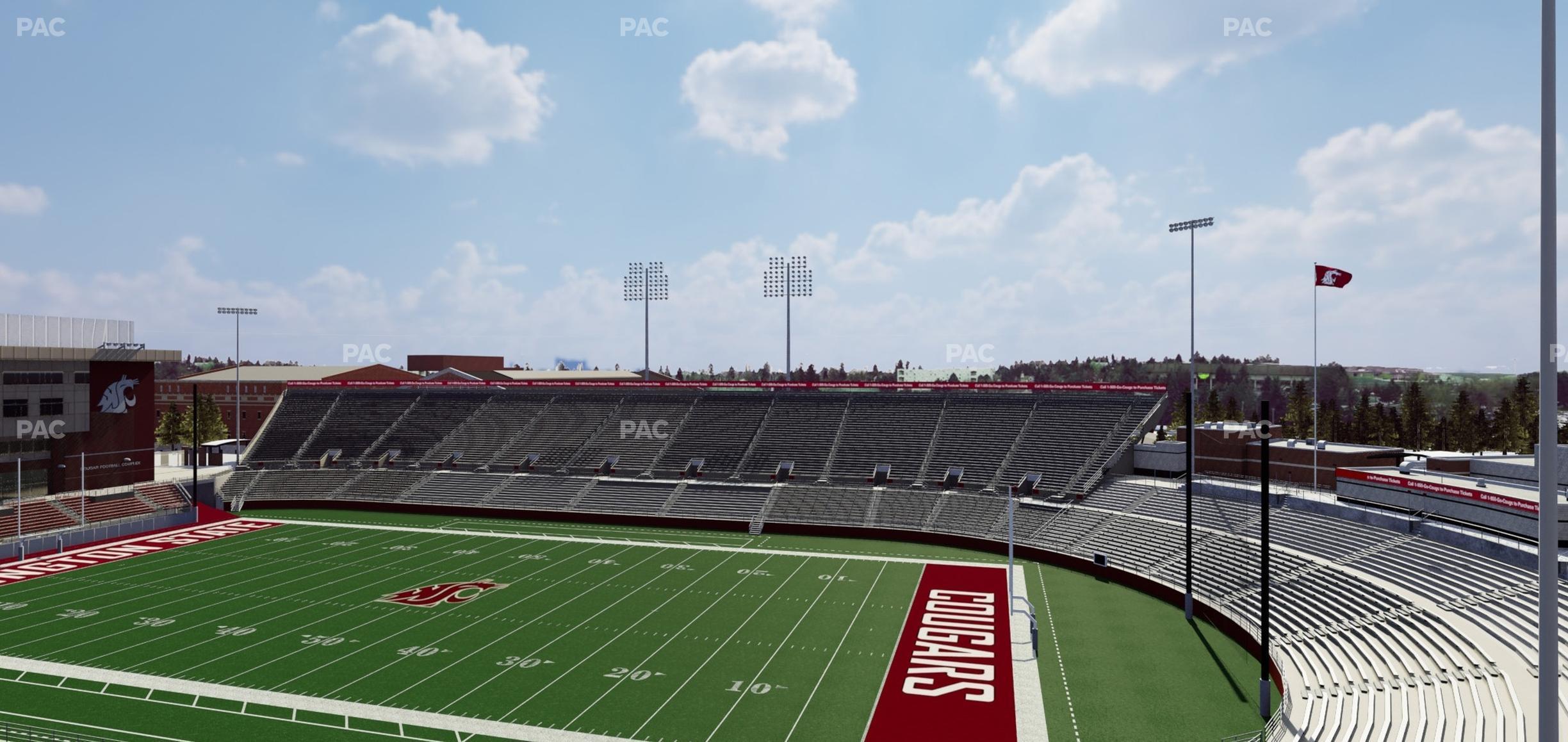 Seating view for Gesa Field Section 112