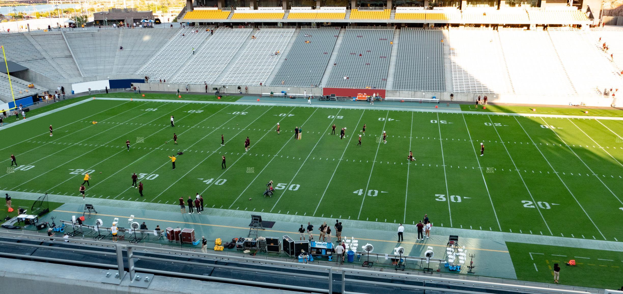 Seating view for Mountain America Stadium Section 203