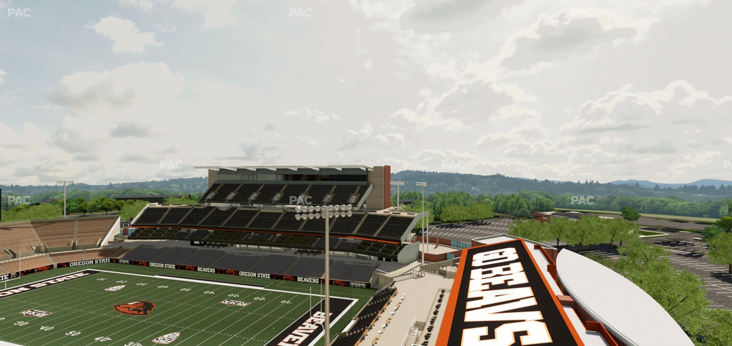 Seating view for Reser Stadium Section 211