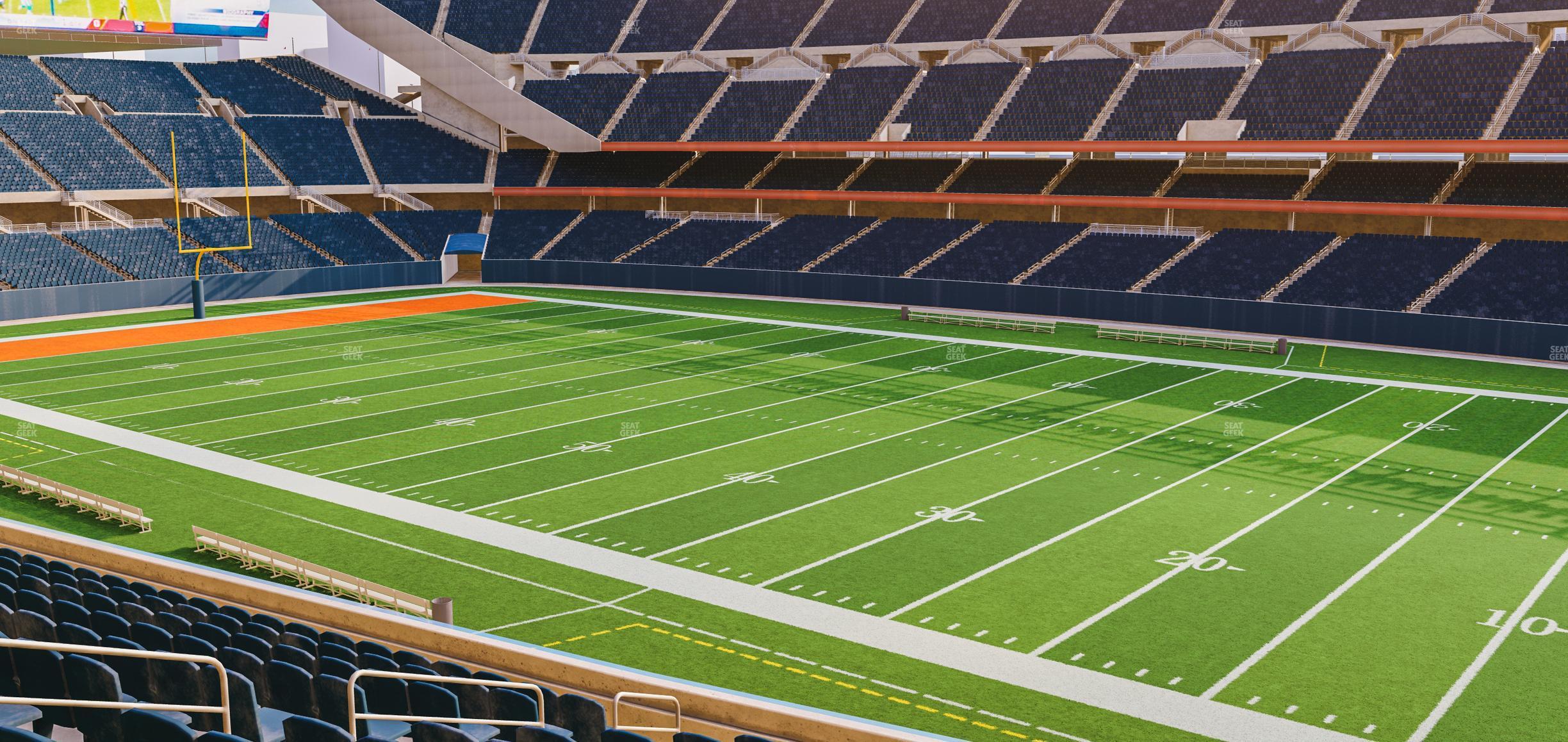 Seating view for Soldier Field Section 205 Club