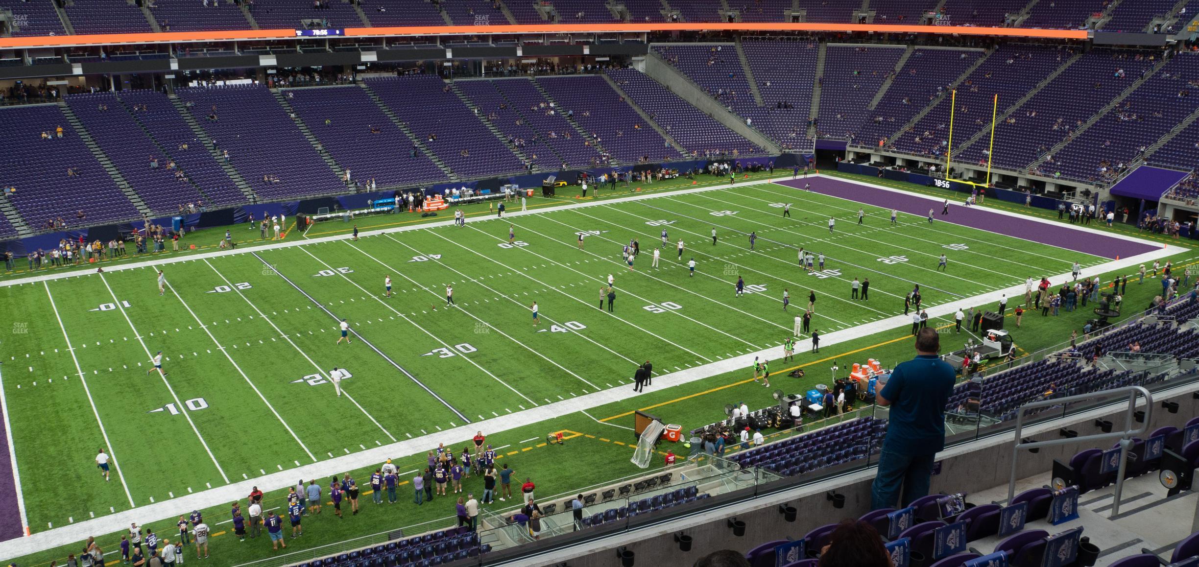 Seating view for U.S. Bank Stadium Section 238