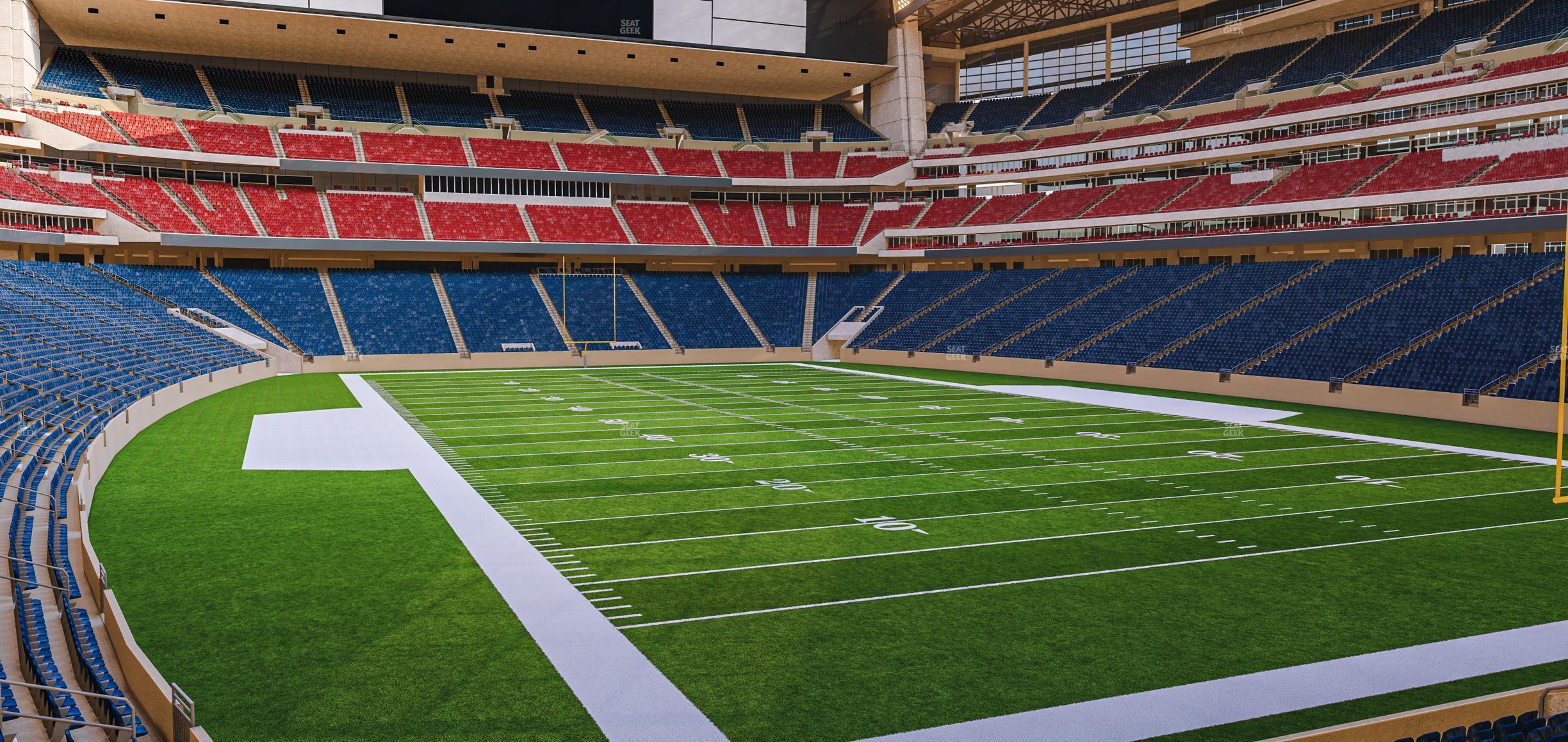 Seating view for NRG Stadium Section 139