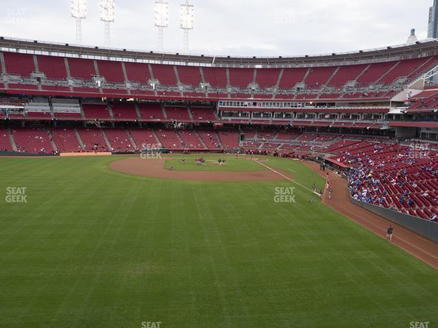 Seating view for Great American Ball Park Section 404