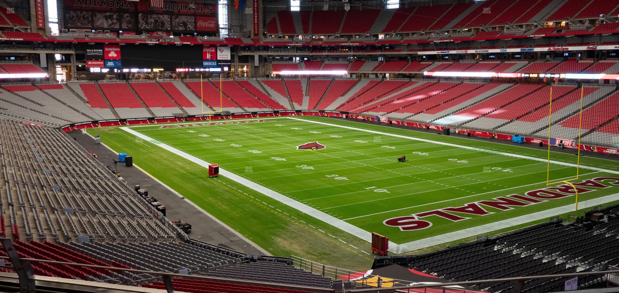 Seating view for State Farm Stadium Section 202