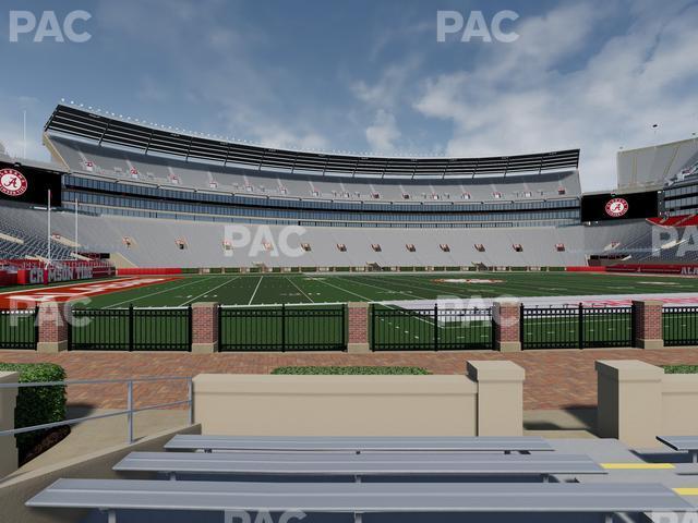 Seating view for Bryant Denny Stadium Section K