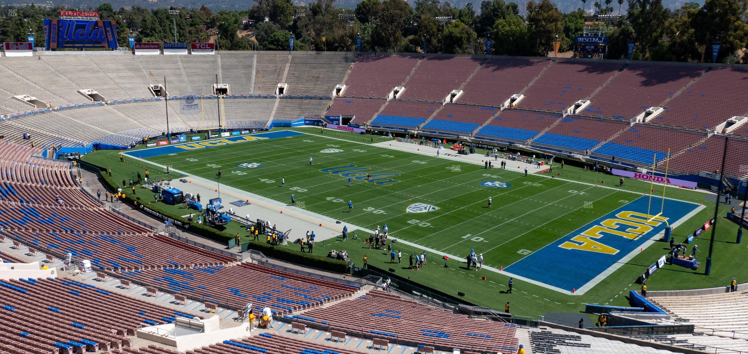 Seating view for Rose Bowl Stadium Section Club 201