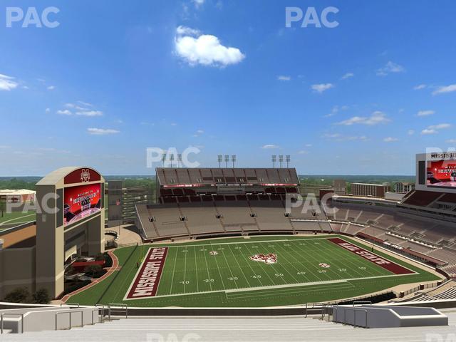 Seating view for Davis Wade Stadium Section 338