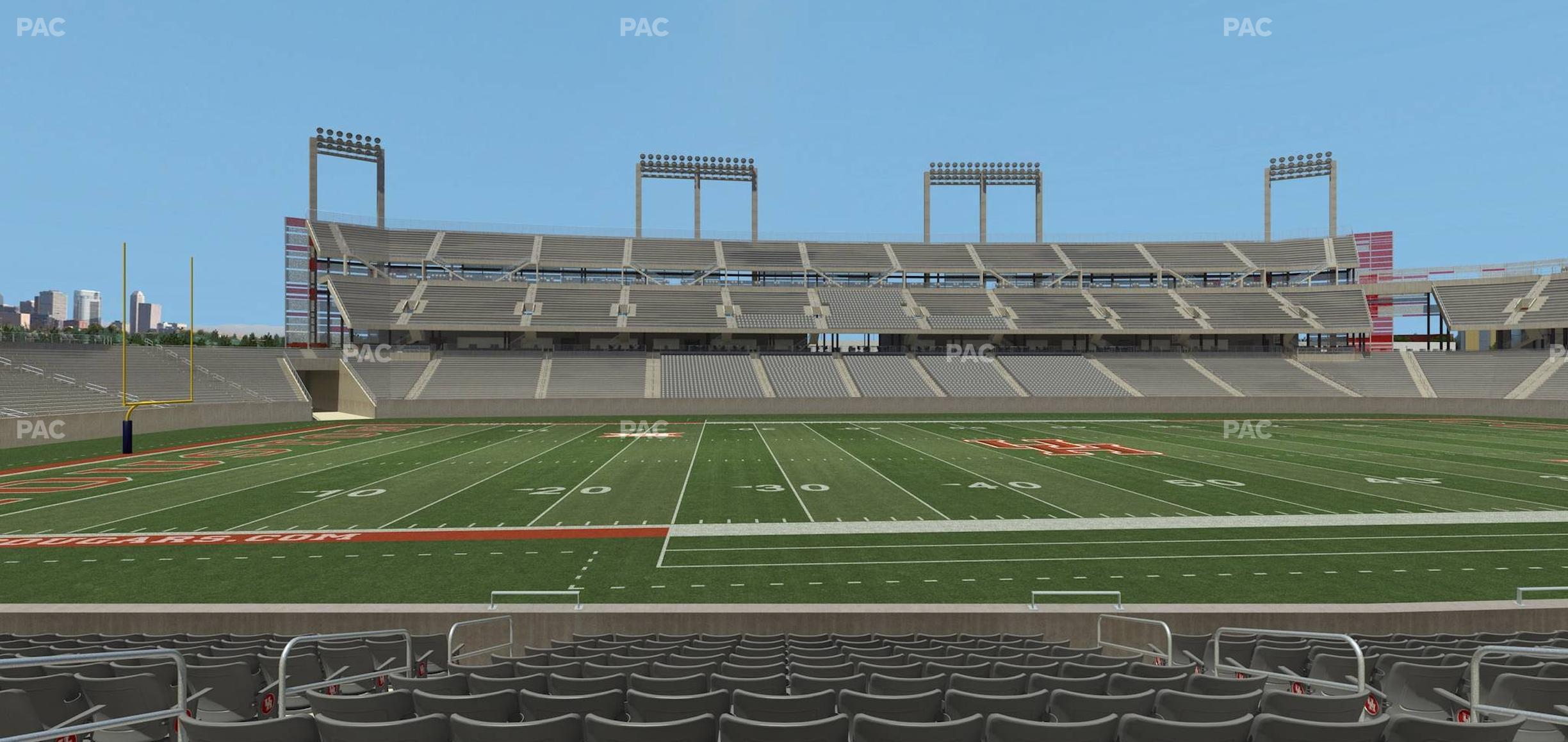 Seating view for TDECU Stadium Section Club 112