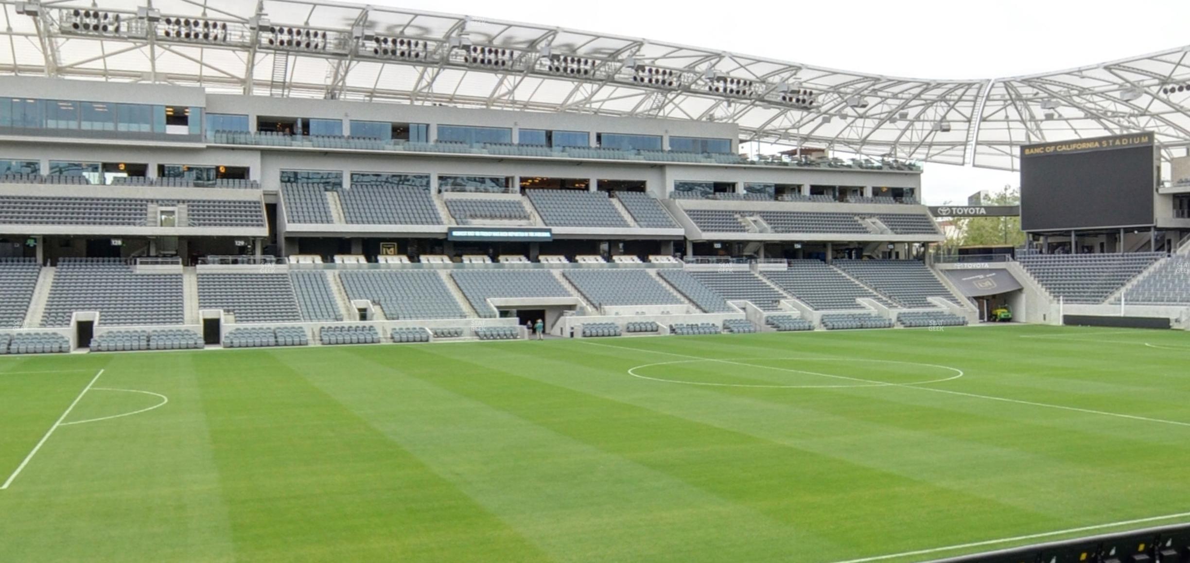 Seating view for BMO Stadium Section 116