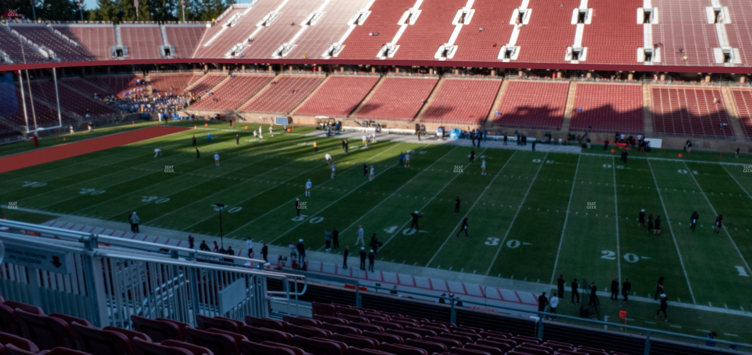 Seating view for Stanford Stadium Section 211