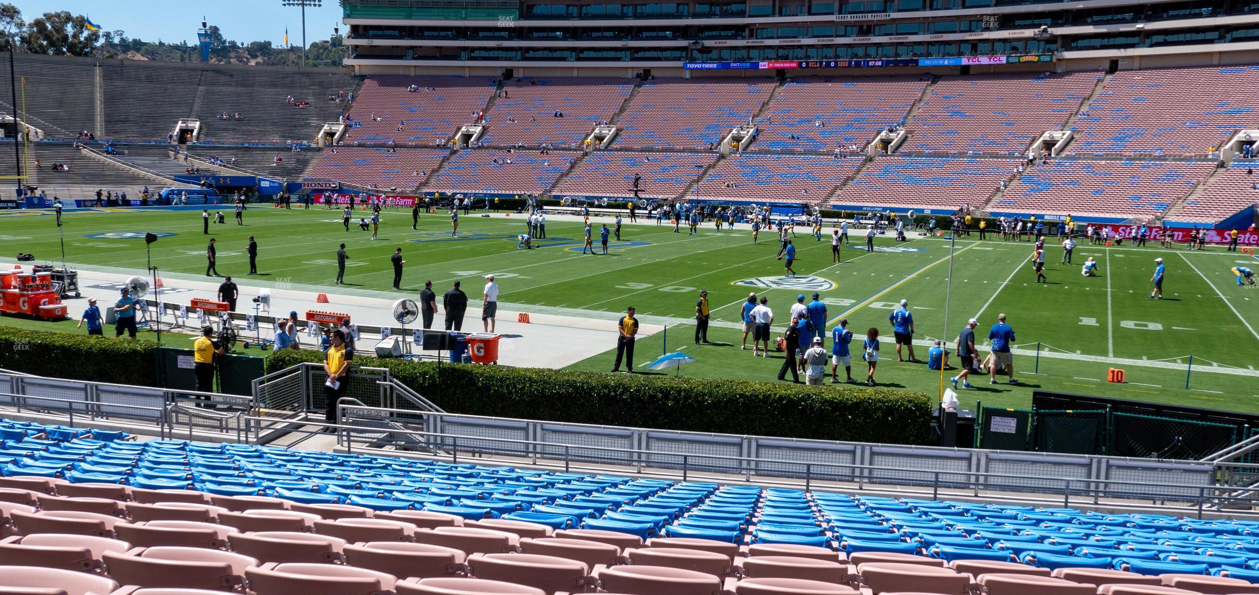 Seating view for Rose Bowl Stadium Section Lower 6