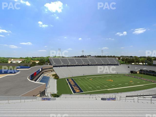 Seating view for Mountaineer Field at Milan Puskar Stadium Section 213