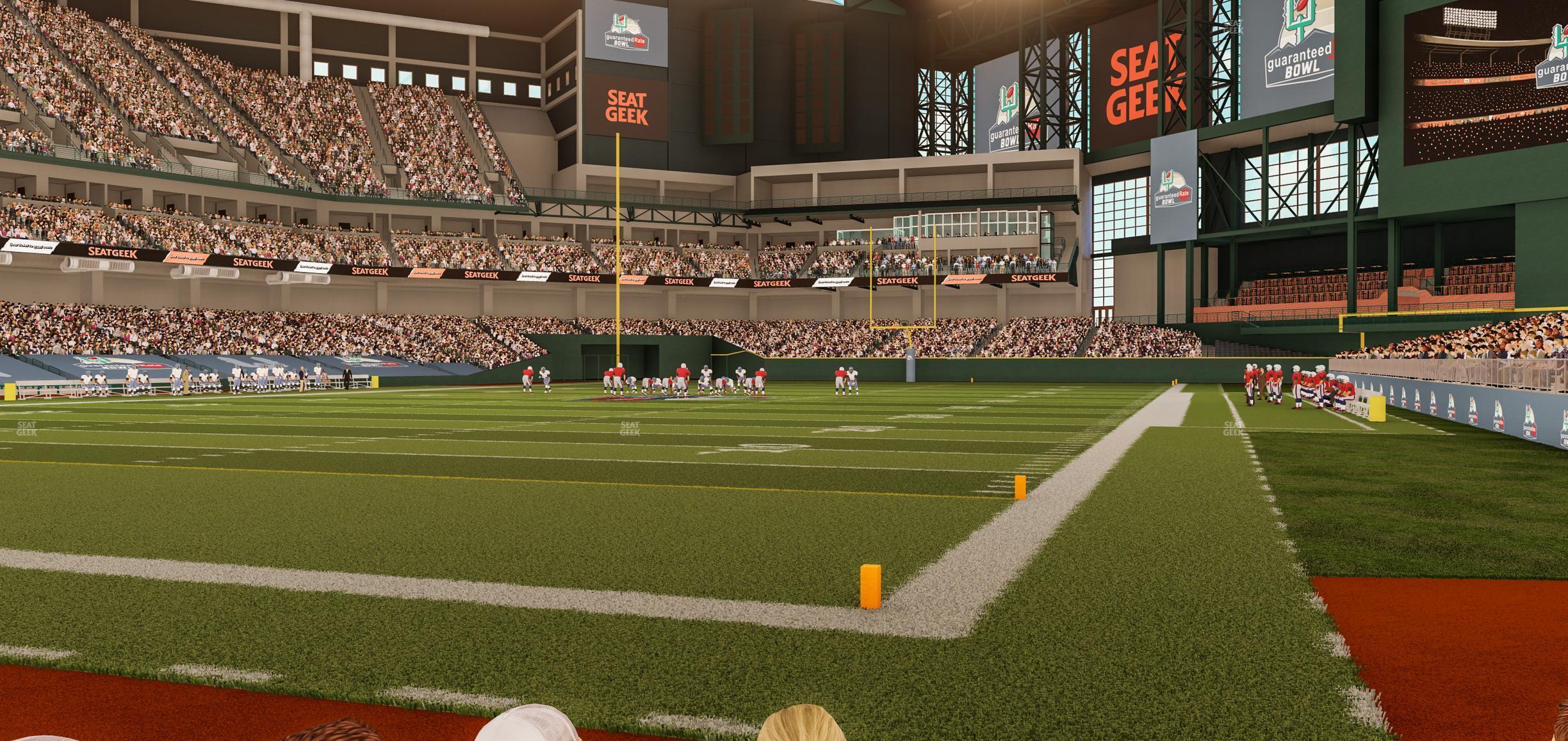 Seating view for Chase Field Section A