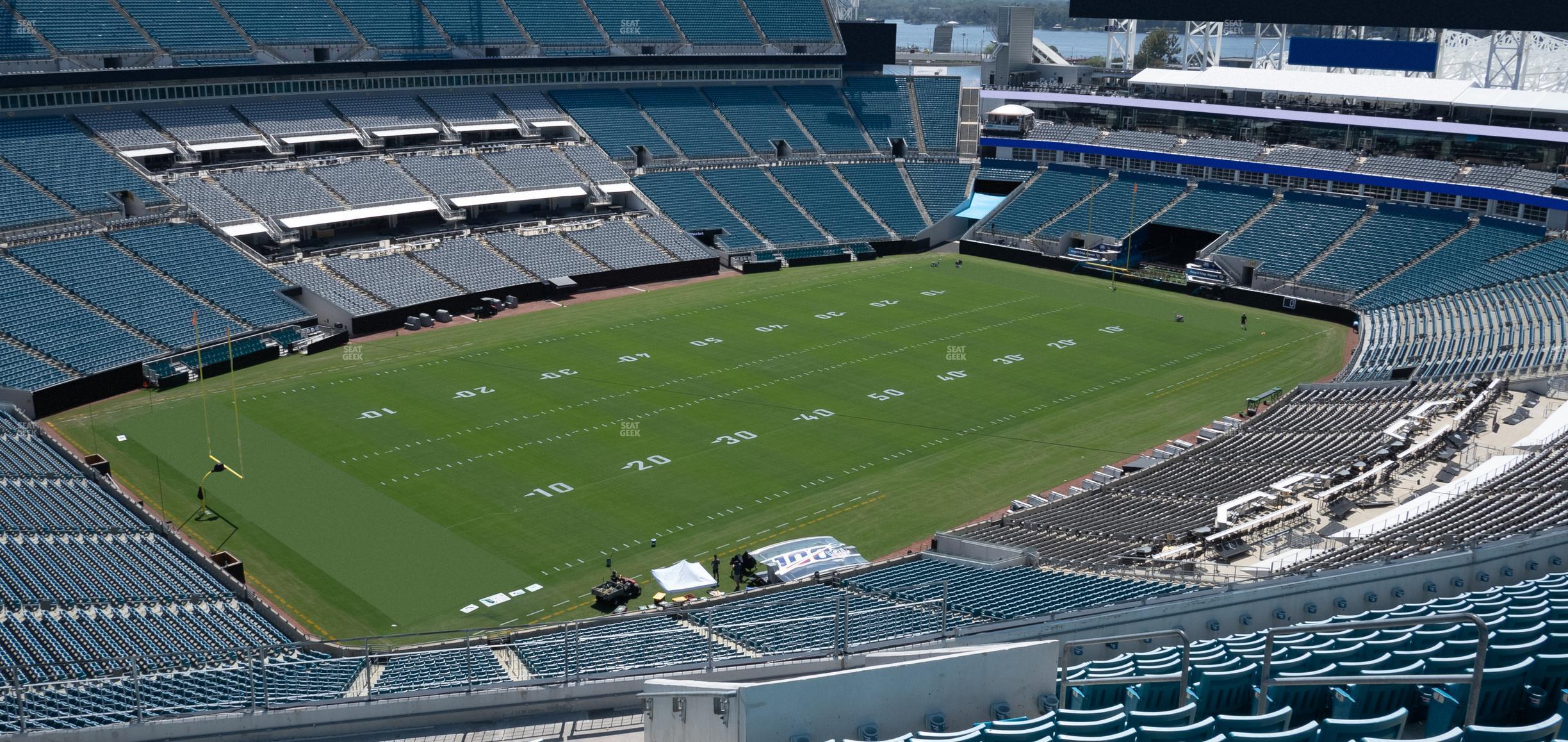 Seating view for EverBank Stadium Section 416