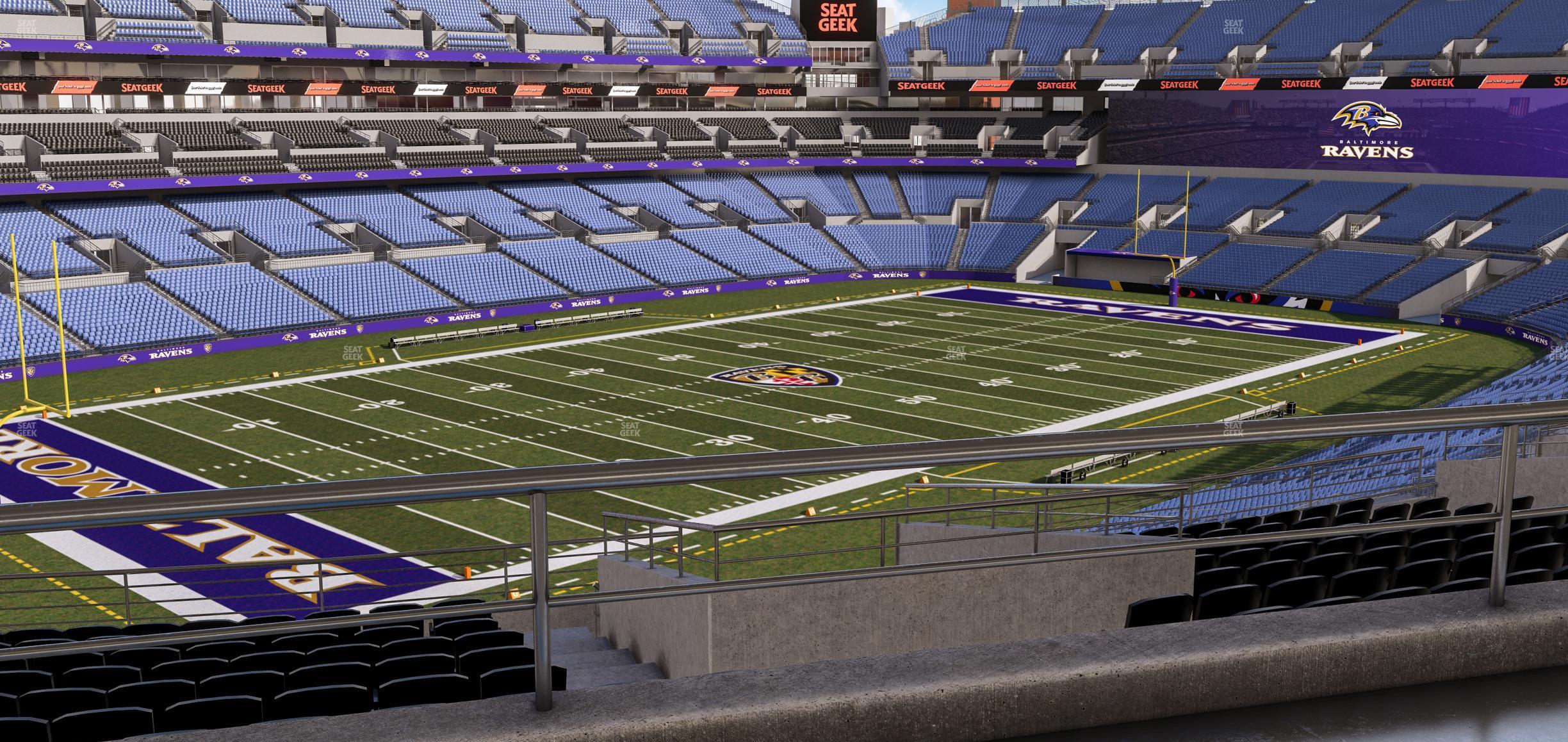 Seating view for M&T Bank Stadium Section Suite 369