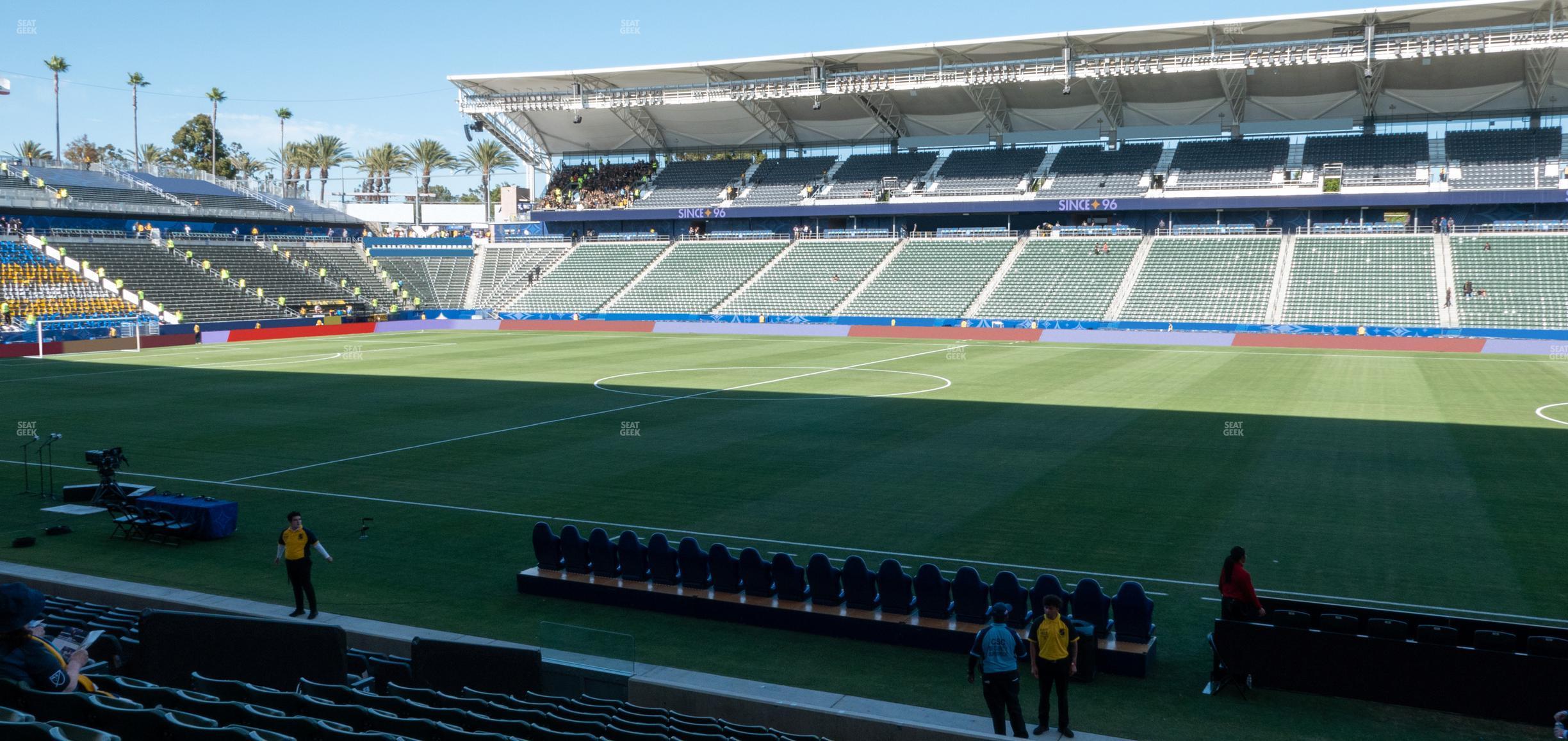 Seating view for Dignity Health Sports Park Section 109