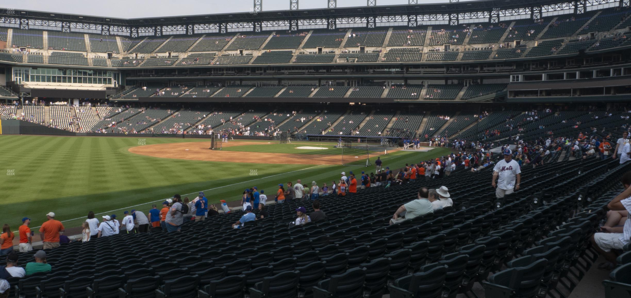 Seating view for Coors Field Section 147