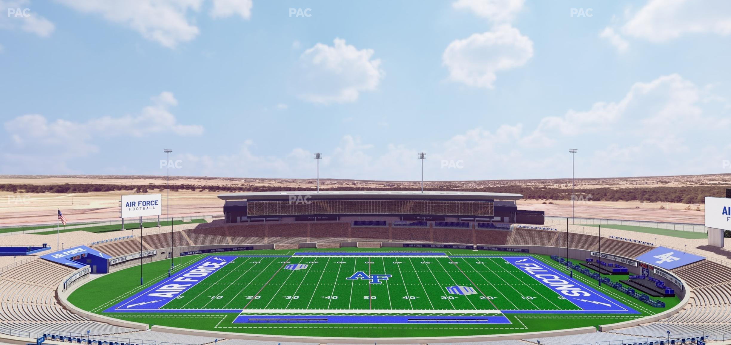 Seating view for Falcon Stadium Section U 7