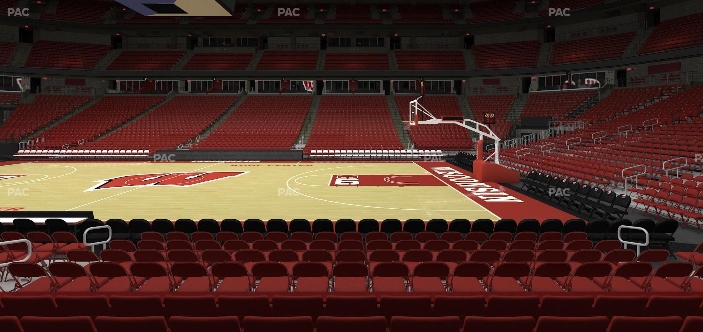 Seating view for Kohl Center Section 107