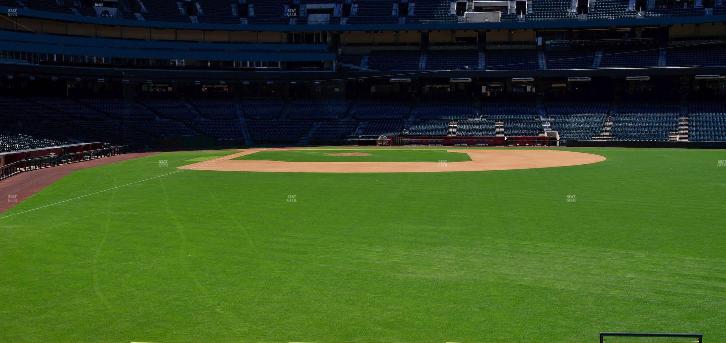 Seating view for Chase Field Section 104