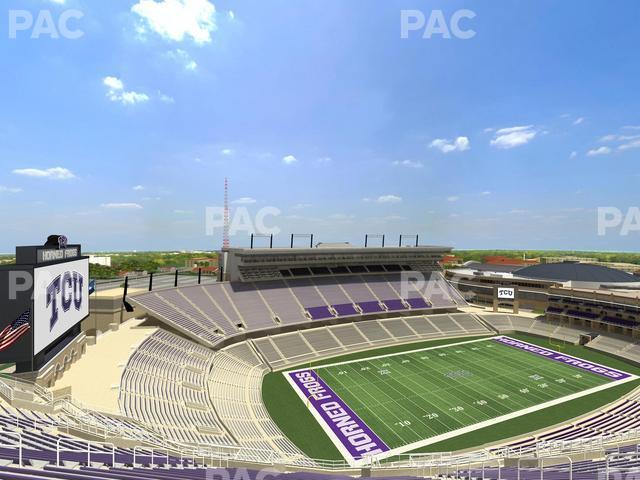 Seating view for Amon G Carter Stadium Section 413