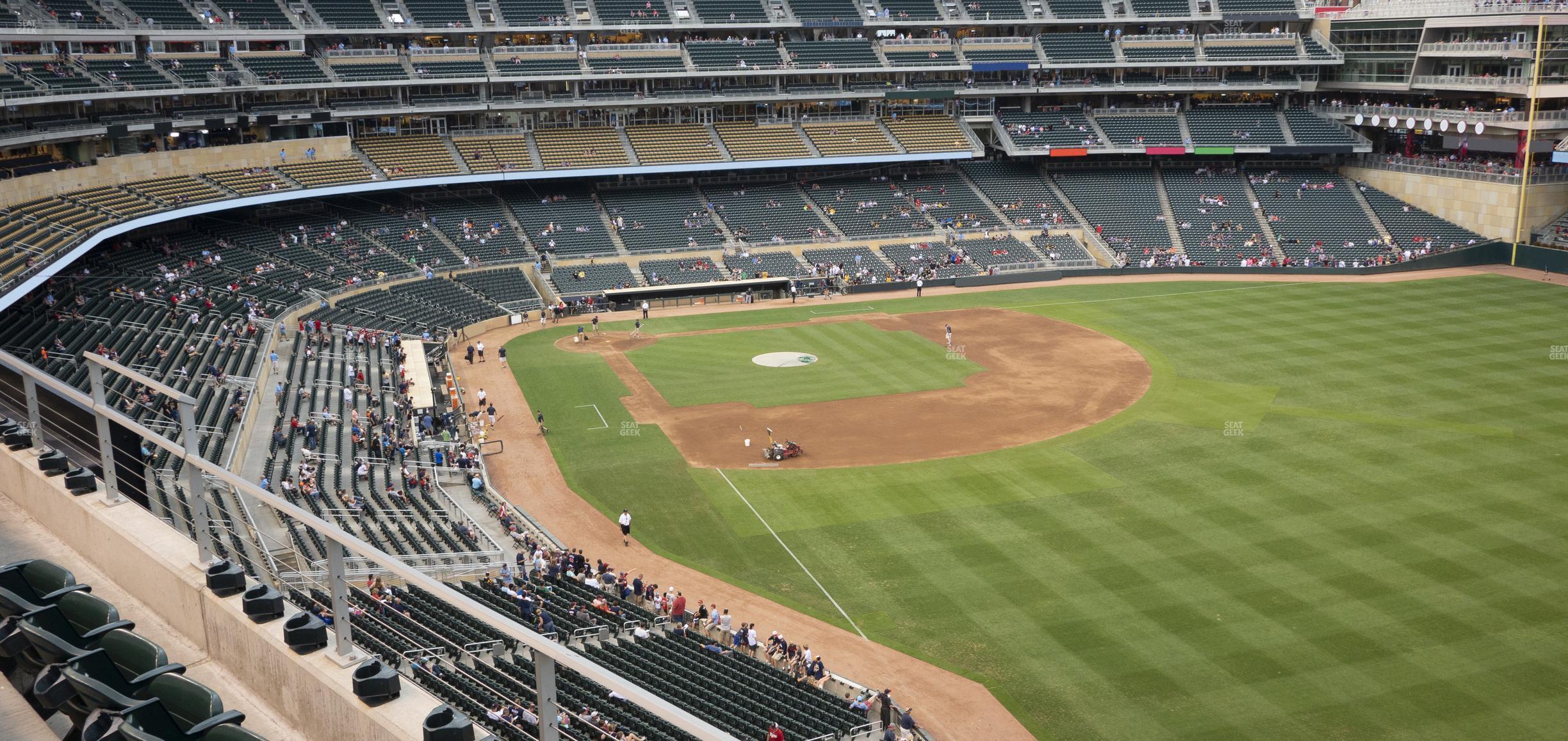 Seating view for Target Field Section 201