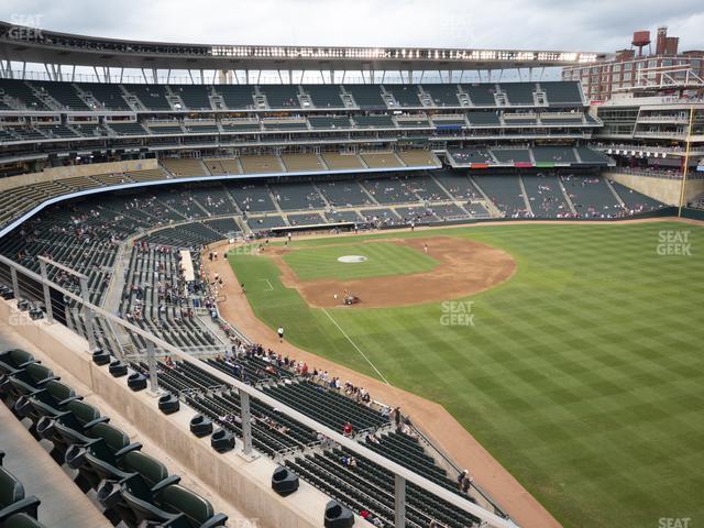 Seating view for Target Field Section 201