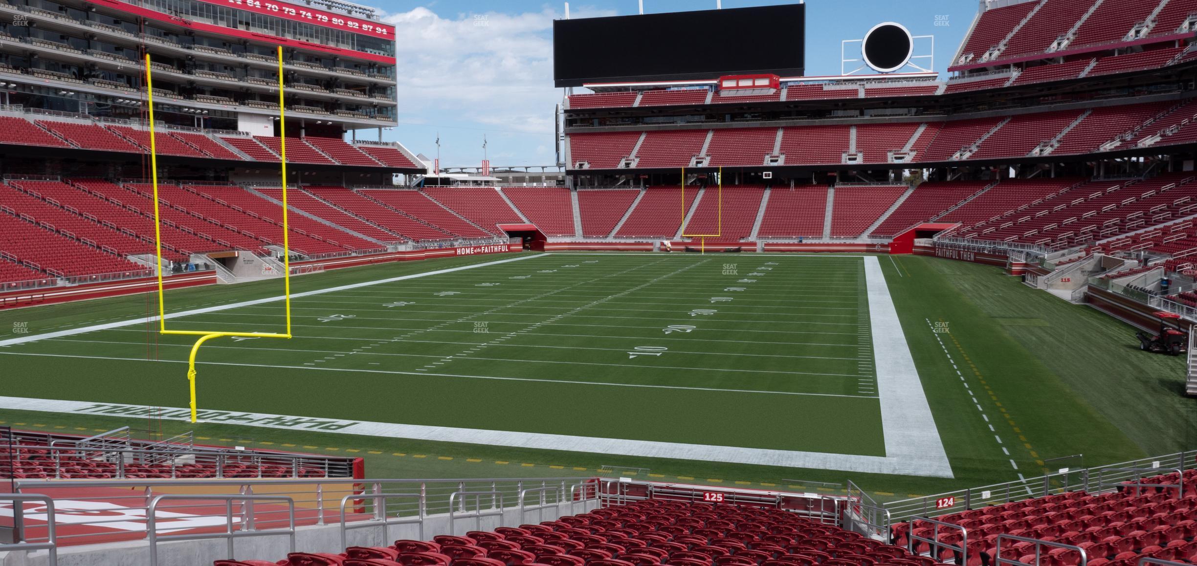 Seating view for Levi's Stadium Section 125