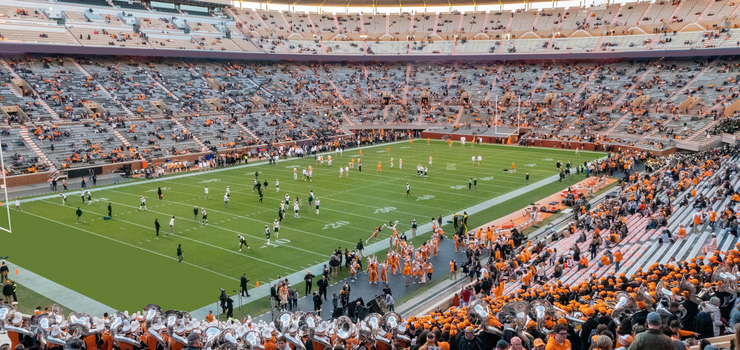 Seating view for Neyland Stadium Section H