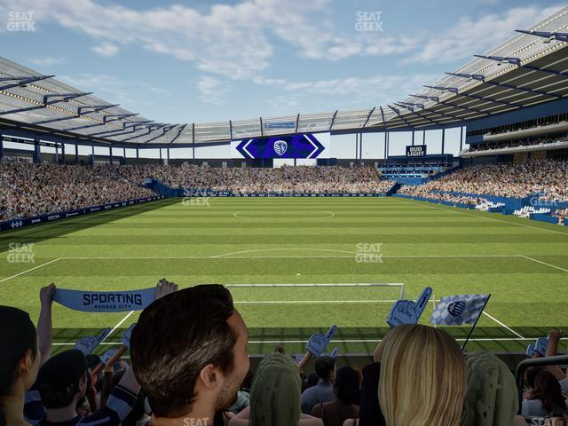 Seating view for Children's Mercy Park Section Ga Supporter Stand