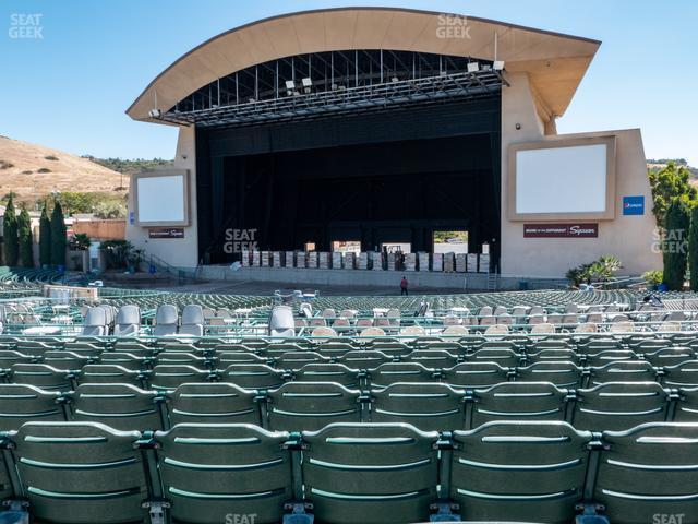 Seating view for North Island Credit Union Amphitheatre Section Middle 202