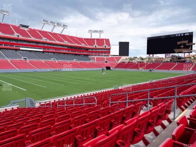 Section 233 at Raymond James Stadium 